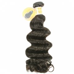 #1b Peruvian Virgin  Hair Weft ocean wave