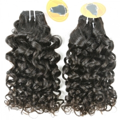 #1b Raw Indian Human Hair Weft italy curly