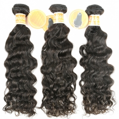#1b Virgin Brazilian Human Hair Weft indian curly