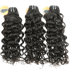 #1b Virgin Brazilian Human Hair Weft italy curly