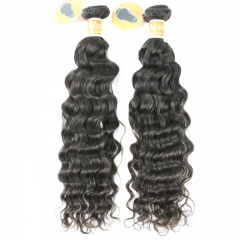#1b Raw Peruvian Human Hair Weft indian curly