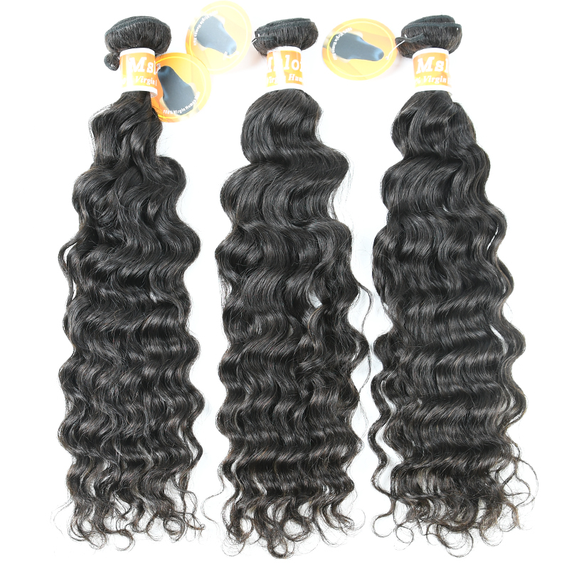 #1b Brazilian Raw  Hair Weft indian curly