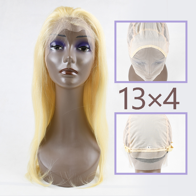 #613 Blonde Virgin European Hair 13x4 Frontal Wig straight