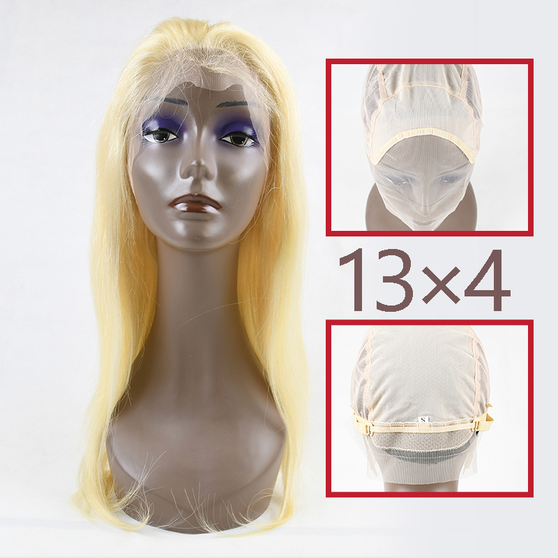 #613 Blonde Raw European Human Hair 13x4 Frontal Wig straight