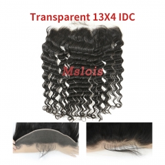 #1b Brazilian Virgin Human Hair 13x4 Lace Frontal Indian Curly