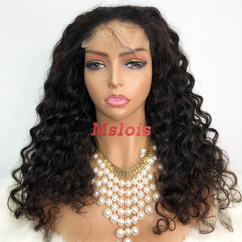 Brazilian Virgin Human Hair 4x4 Swiss HD wig Deep Wave
