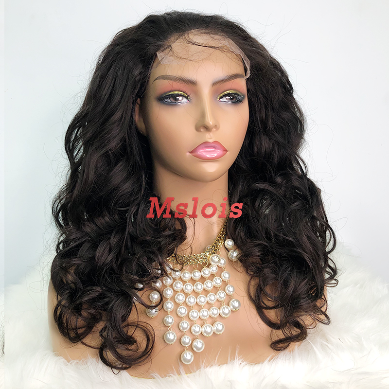 Brazilian Virgin Human Hair 4x4 Swiss HD wig Loose Wave