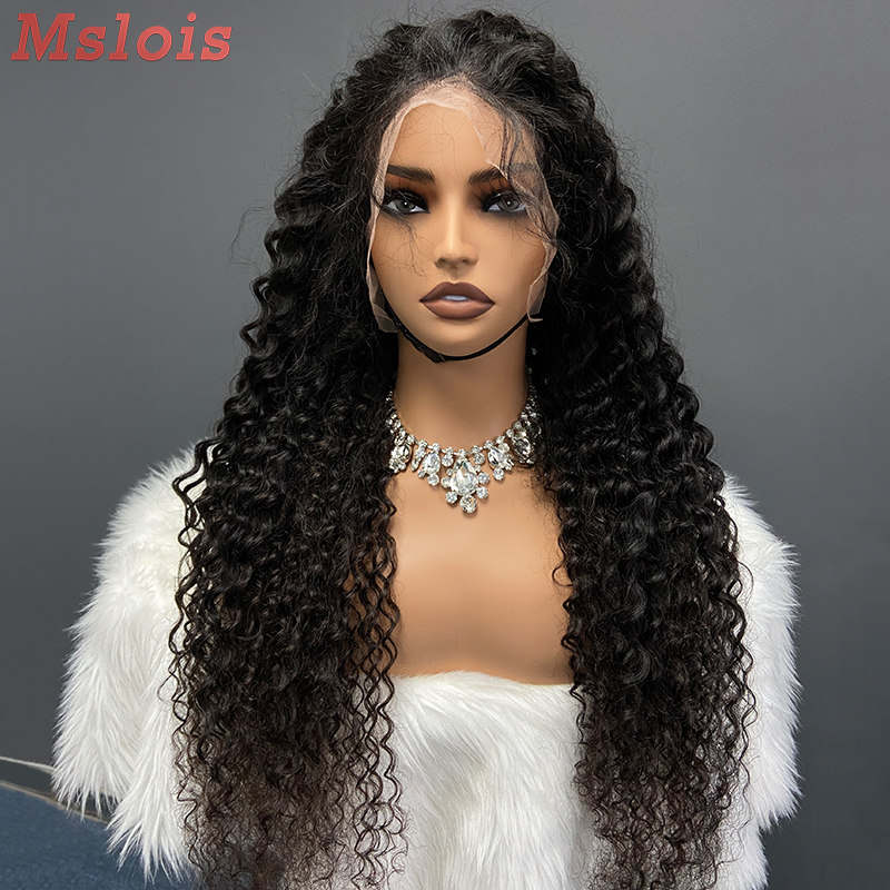 Brazilian Raw Human Hair 13x4 Swiss HD wig Deep Curly