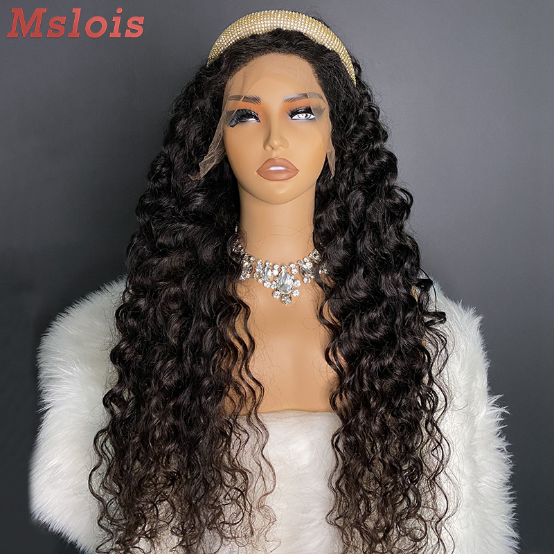 Brazilian Raw Human Hair 13x4 Swiss HD wig Deep Wave