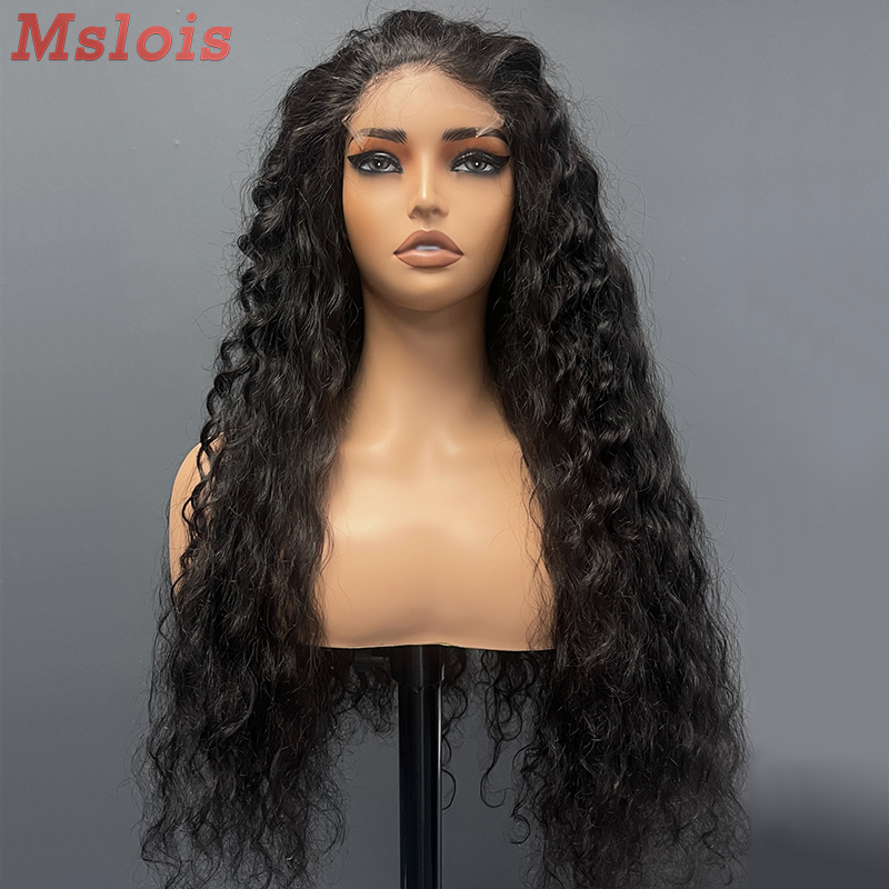 Natural #1b Brazilian Virgin Human Hair 5×5 closure wig indian curly