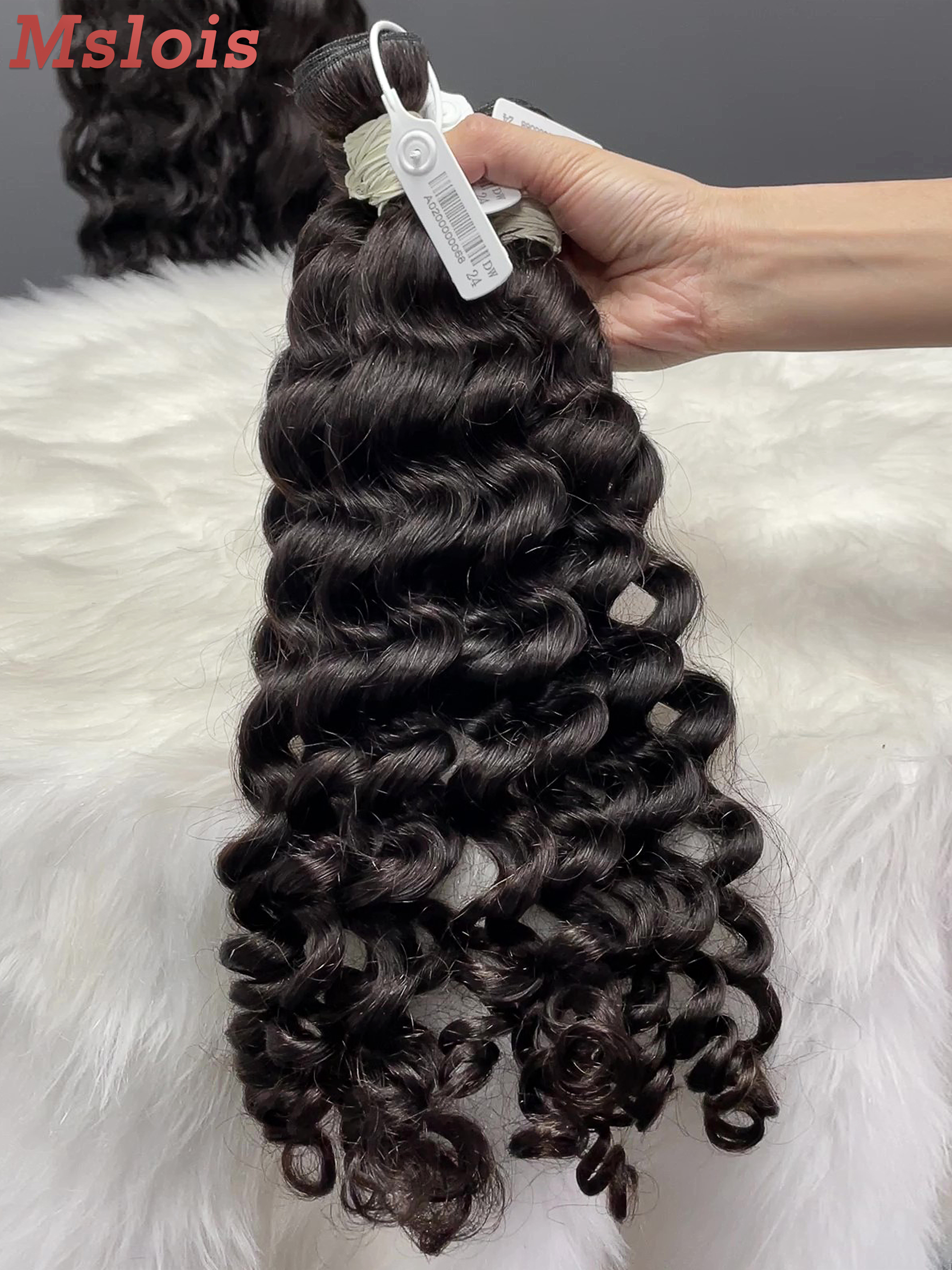 Virgin Deep Wave Hair Bundle 20 22 24Inch Free Shipping