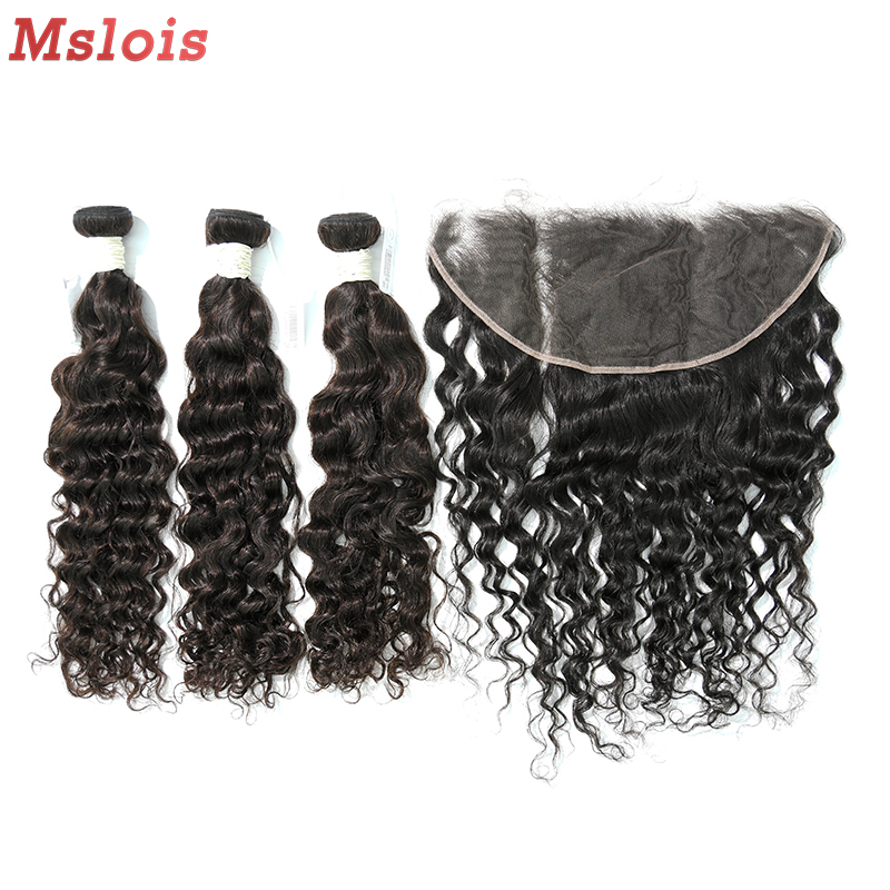 Virgin Indian Curly 16 18 20 Inch And 13x6 HD Lace 18 Inch  Free Shipping