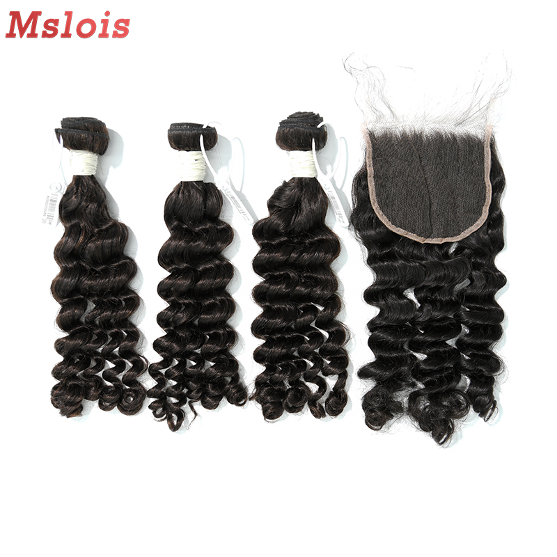 Virgin Deep Wave 18 20 22 Inch And 5x5 HD Lace 20 Inch  Free Shipping